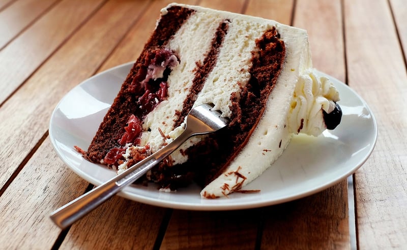 Castle-topped cake